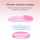 Wireless charging sonic silicone facial cleansing brush